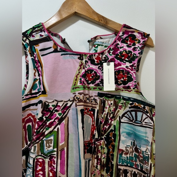 ANTHROPOLOGIE dress with a cute design, featuring a mix of styles Size-M - Picture 3 of 10